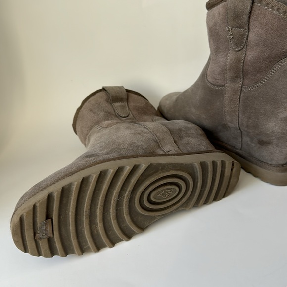 Ash shearling boots wedge 7.5 EU 38 suede - Picture 5 of 6